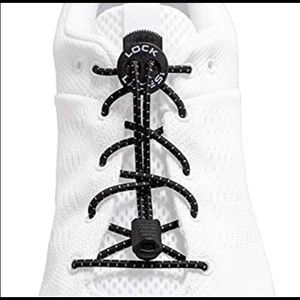 Lock Laces™️ No-Tie Shoelaces, Black